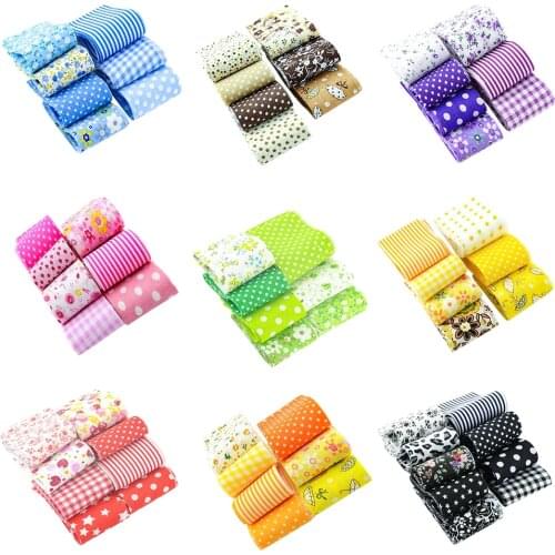 100% cotton fabric strips yellow theme sets 5cmx100cm 7pcs/lot jelly roll for sewing toys tildas quilting patchwork crafts