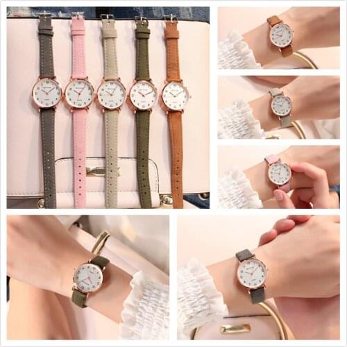Korean version of the simple and trendy small dial literary small fresh watch female student outdoor sports wrist watch gift