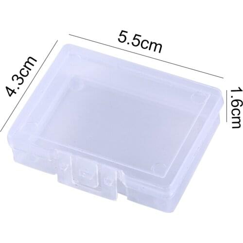Transparent Strength Plastic Fishing Lure Tackle Hook Bait Storage Case Container Fishing Tackle Bait Box