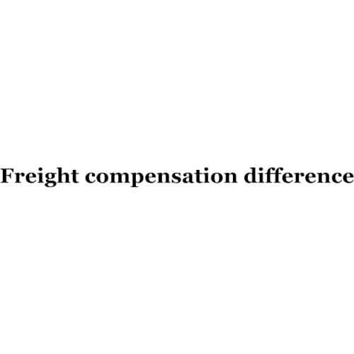 Freight compensation difference