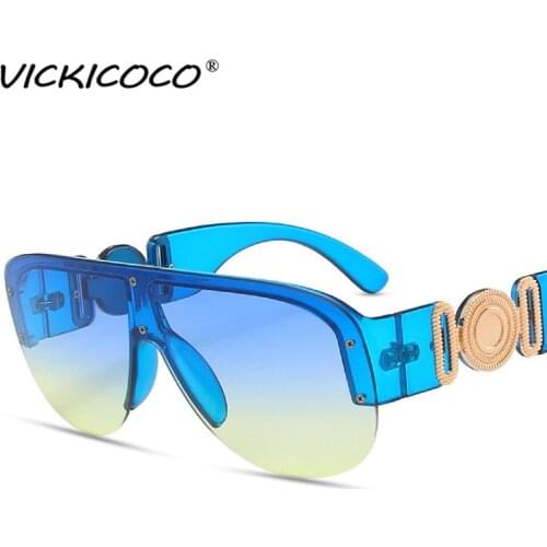 Oversized Luxury Brand Designer Steampunk Sunglasses Women 2021 New Vintage Rivet Square Sun Glasses For Women Men Punk Glasses