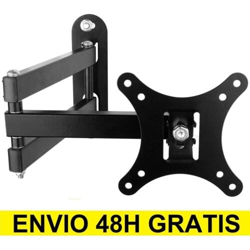 Universal Retractable TV Rack Wall Mount Bracket 17 to 32 inch LCD Monitor Left and Right Retractable Adjustment Angle