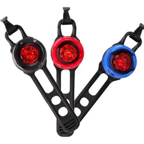 Waterproof MTB Bike Bicycle Rear Tail LED Helmet Cycling FlashLight Safety Warning Lamp Cycling Safety Warning Light