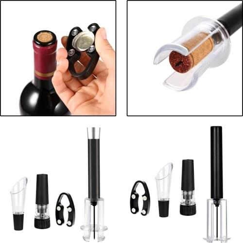 Air Pressure Wine Opener Air Pressure Bottle Opener Vacuum Corkscrew Kit for Home Kitchen Tool