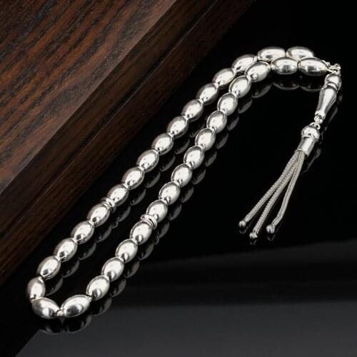 Barley Cut Silver Rosary Model 5