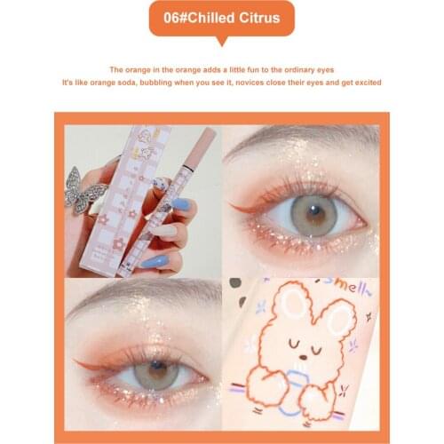 15 Color Cat Eye Makeup Waterproof Neon Colorful Liquid Eyeliner Pen Make Up Comestics Long-lasting Black Eye Liner Pencil TSLM1