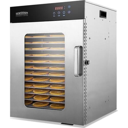 16 Floors Food Dehydrator Fruit Dryer Snack Intelligent Touch Commercial Home Use Stainless Steel Vegetables Pet Food Dryer