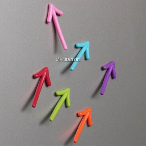 6pcs Creative color arrow refrigerator stickers