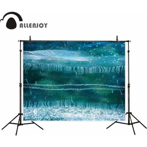 Allenjoy photography backdrop Blue ice tomography still life new background photocall customize photo printed camera fotografica