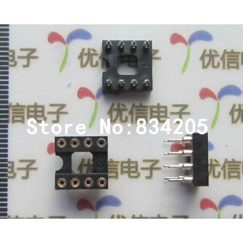 Free shipping 8P DIP circular hole IC socket Chip base connector