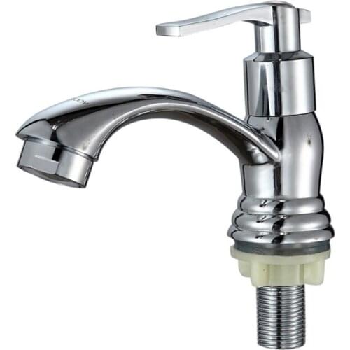 Free shipping single cond basin faucet with single handle brass valve bthroom basin mixer taps