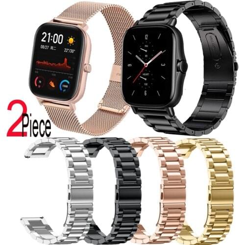 Smart Watch Strap For Colmi P8 Plus P9 P10 V11 V23 Bracelet Watchband 20mm Milanese Stainless Steel Replacement Wristband