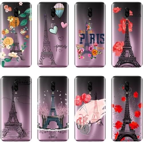 Phone Case For OnePlus 3 3T 5 5T 6 6T 7 7 Pro Eiffel Tower Paris Silicone Soft Back Cover For One Plus 3 3T 5 5T 6 6T 7 7 Pro