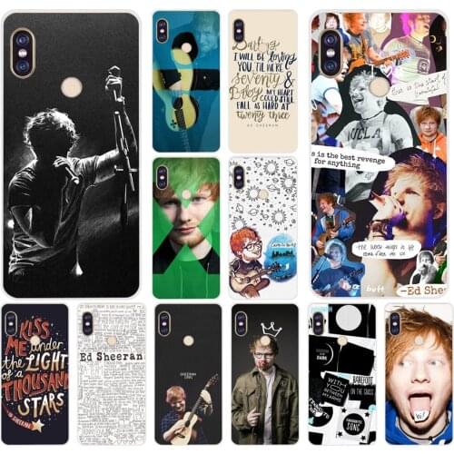 142H Singer Star Ed Sheeran Soft Silicone Tpu Cover phone Case for xiaomi redmi 6 pro 5 plus note 6 pro 4 4x mi 8