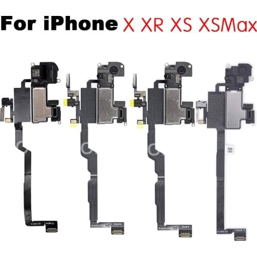 Earpiece Sound Ear Speaker With Light Sensor Flex Cable Replacement For iPhone X XR XS Max