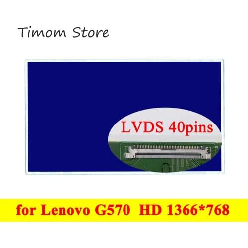 For Lenovo G570 4334 20079 24334 1366*768 15.6 LCD LED Matrix LVDS 40pin N156B6 L0B fit B156XW02 V0 LP156WH4-TLA1 LTN156AT03-001