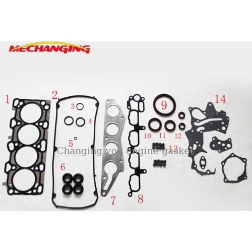 FOR MITSUBISHI OUTLANDER 2.4L 4WD 4G69 Engine Rebuilding Kits Full Set Auto Parts Engine Parts Engine Gasket MD979394 50253400