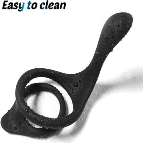 Men Cock Ring Clitoral Erotic Adult Sex Toys Male Masturbator Delay Ejaculation Penis for Men Couple Man Masturbator No Vibrato