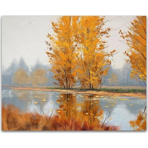 DONGMEI OIL PAINTING hand painted oil painting high quality landscape art painting pictures for living room DM-1510106
