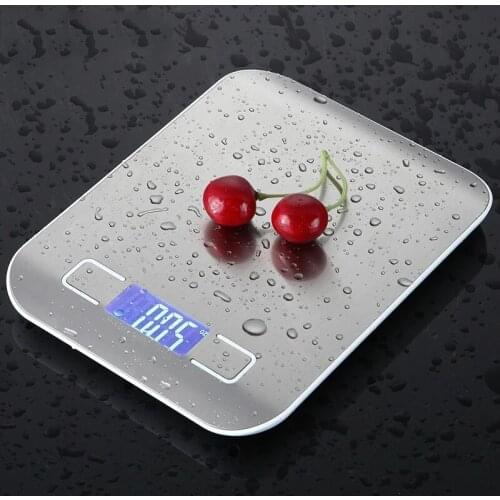 10kg/5kg Stainless Steel Digital USB Electronic Kitchen Scales Precision postal Food Diet scale for Cooking Baking Measure Tools