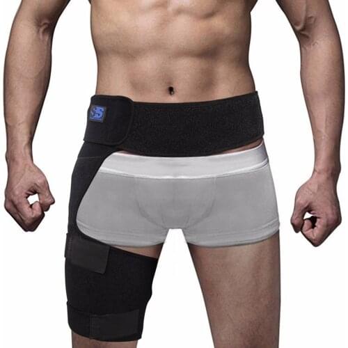 Hip Brace Groin Support for Sciatica Pain Relief Thigh Hamstring Quadriceps Hip Arthritis