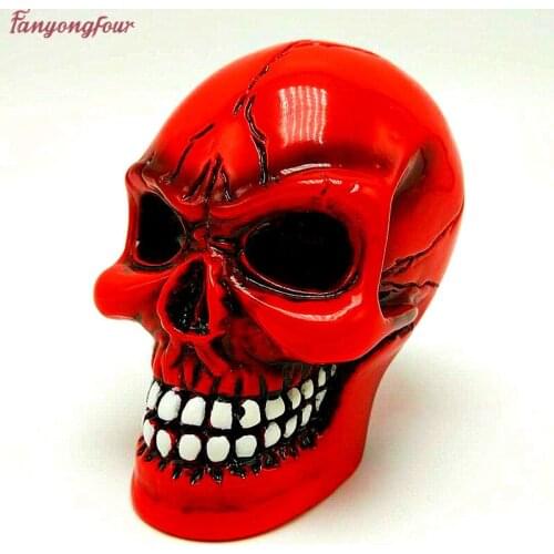 Halloween 3D Red Skull Cake Silicone Mold Candle Bar Soap Chocolate Mold Kitchen Baking Free Shipping