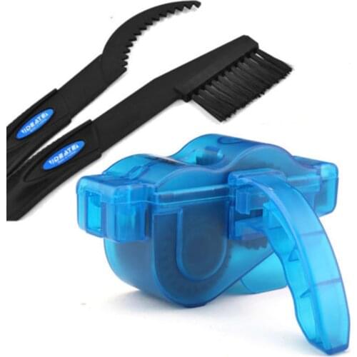 Cycling Bike Bicycle Chain Brush Wheel Wash Cleaner Tool Cleaning Brushes Scrubber Set