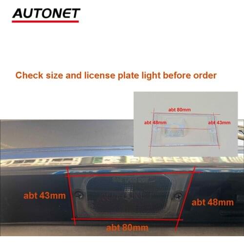 Car License Plate light Housing Mount Rear View Camera Bracket For kia Carens Euro Carens Naza Citra MK1 RS 1999~2006