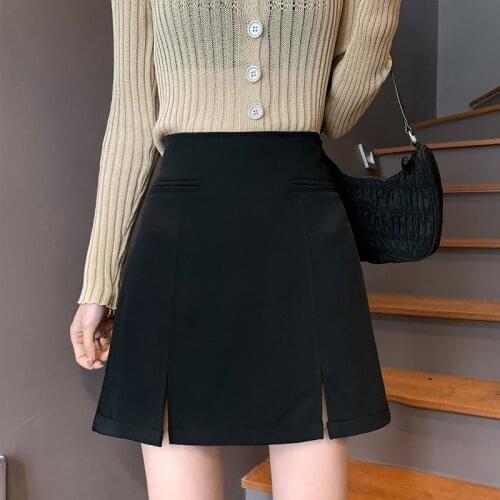 Summer Fashion Women Skirt High Waist Anti-glare Skirt Cute Sweet Girls Dance Mini Skirts