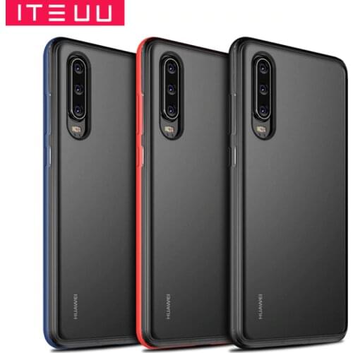 ITEUU TPU Matte Heavy Duty Protection Anti-knock Case For Huawei P30 PRO LITE Cases Back Cover Shell P30 P30PRO P30LITE