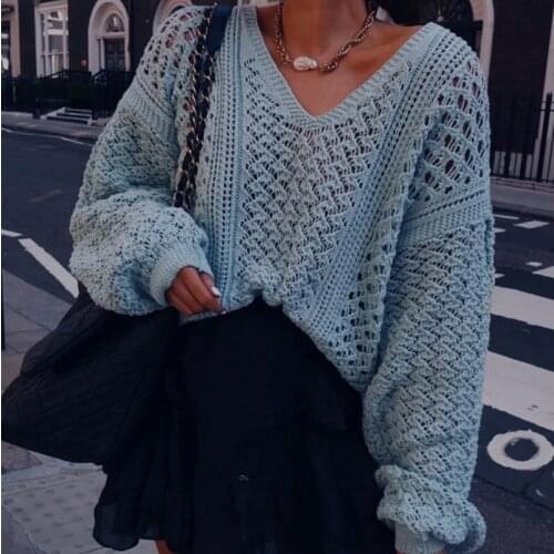 BeeHouse fashion sexy v-neck sueters de mujer woman sweaters blusas camisolas mulher femininas Long Sleeve Sweater Women Top2021