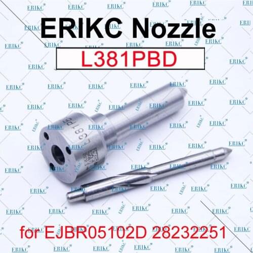 ERIKC L381PBD Fuel Injector Nozzle Tip for EJBR05102D L381 PBD for Engine LOGAN 28232251