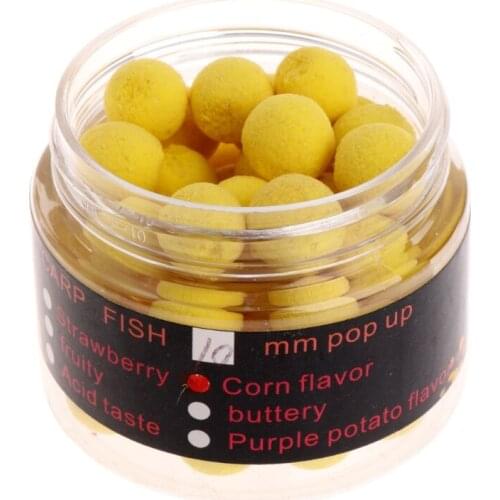 New 1 Box Carp Floating Fishing Lure Artificial Baits Beads Pops Up Flavor Smell Ball