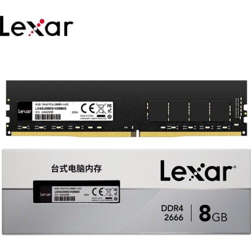 Original Lexar RAM DDR4 2666Mhz UDIMM 32GB 16GB 8GB 3200MHz High Performance Random Access Memory For Desktop