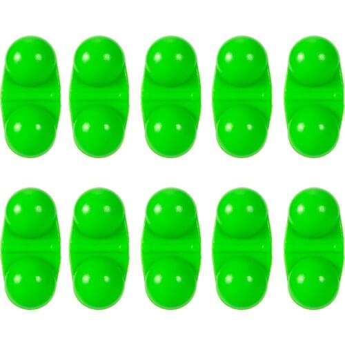 10pcs Fishing Inline Rattle Catfish In Line Rattles for DIY Lure Hook Attract Fish Tool Pesca Iscas Fish Tackle 31x15x13mm