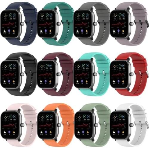 Silicone Wrist Strap For Xiaomi Huami Amazfit GTR 42MM GTS Bracelet Accessories On My Xiomi Mi Smart Watch Band Leather Straps