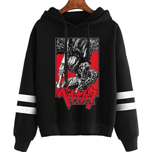 Berserk Hoodies Guts Sweatshirts Cozy Tops Pullovers Sudadera felpa moletom