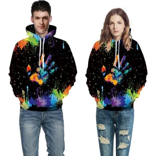 Palm Hoodies Sweatshirts Funny fashion Hip Hop Clothes Long Sleeve Hoodie Street 3d Printing Sweatshirt Men Clothes 2019