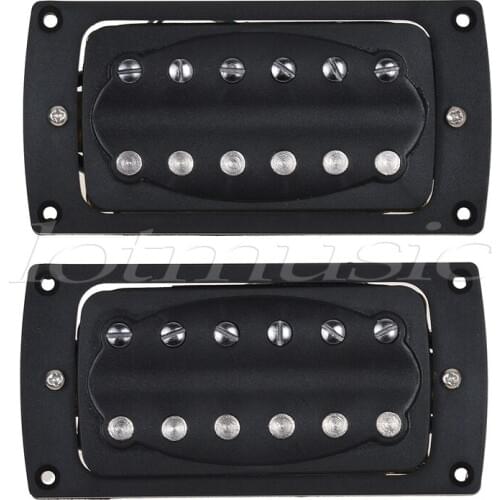 Electric Guitar Pickups Humbucker Double Coil Pickup Guitar Parts Accessories Black