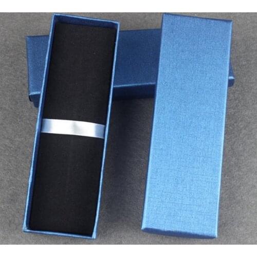 100Pcs/lot Black Blue Delicate Pen Package Gift Box Birthday Christmas Party Favor Business Gift Pen Storage Box lin4160