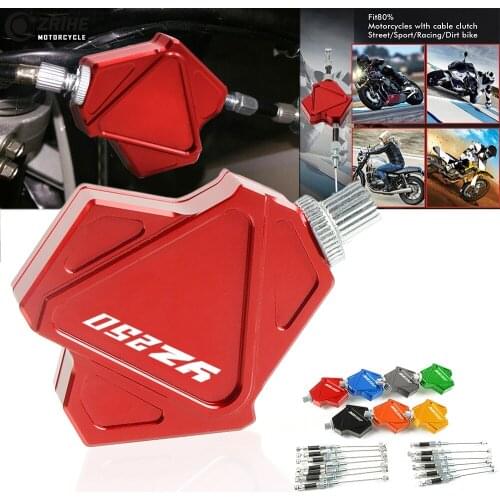 Motorcycle CNC Aluminum Easy Pull Clutch Lever Stunt Clutch Cable Easy System For Yamaha YZ250 YZ 250 1989-1995 2001 2002-2019
