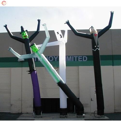 Free door shipping outdoor advertising inflatable air dancers for Halloween