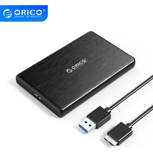 ORICO 2.5" SSD HDD SATA to USB 3.0 Hard Drive Enclosure for SSD Disk HDD Box Type C 3.1 Case Support UASP HD External Hard Disk