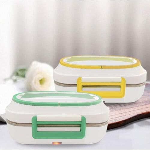 Electric heating insulation heating car lunch box home car dual purpose stainless steel two in one electric portable