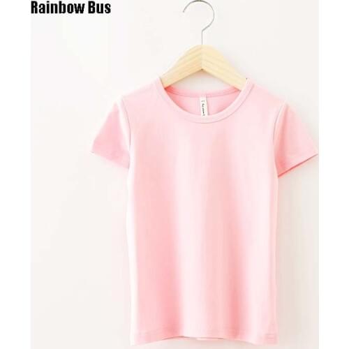 RAINBOW BUS O2017 Summer Children Boys t-shirts Baby Cotton Tee Good Boys Top Kids tshirts for Girl Clothes Baby Girls t Shirts