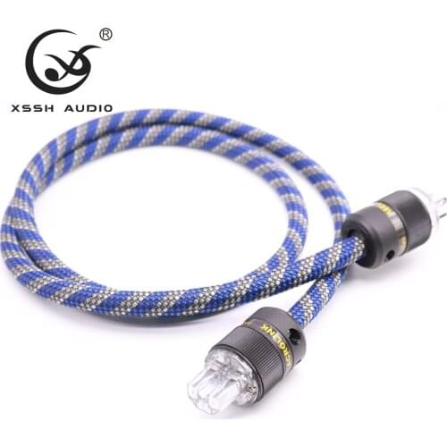 Different Length Power Line Hi-End Hifi Electrical OFC Pure Copper 400 signature edition AC US IEC plug power Cable Cord Wire