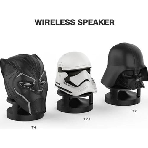 Marvel Spiderman V4.2 Wireless Bluetooth Speaker Subwoofer with FM Radio Support TF Card Portable Hifi 360 Stereo Loudspeaker
