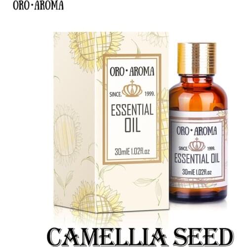 Famous brand oroaroma camellia seeds oil beauty in eliminating stretch marks shiny skin beneficial for women kid children