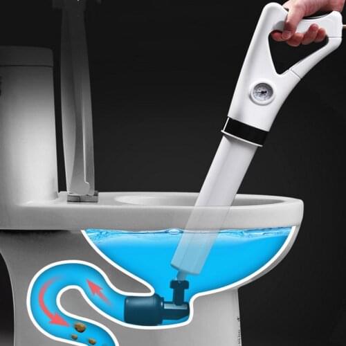 Powerful Toilet Plunger Tools Dredge pipe clog,High Pressure Air Toilet Plunger Dredge clean Bathroom Kitchen Sink,J19002
