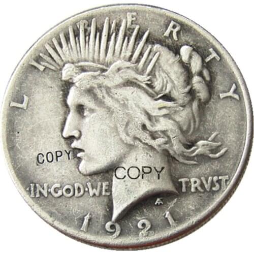 A SET OF Peace Dollar Coins 1921-1964 PDS 25PCS Different Mint Mark copy Coins Silver Plated